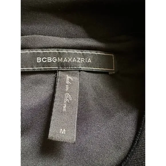 BCBGMaxAzria Women Black & Gray Geometric Pattern Sheath Dress Size M - Picture 7 of 8